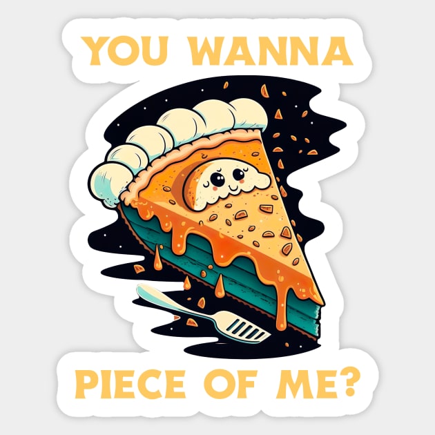 You Wanna Piece Of Me Sticker by Oh My Pun